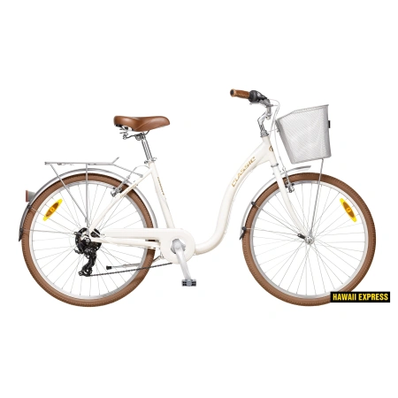 Linnaratas Classic 26" COMFORT 7 EQ valge 17/M 