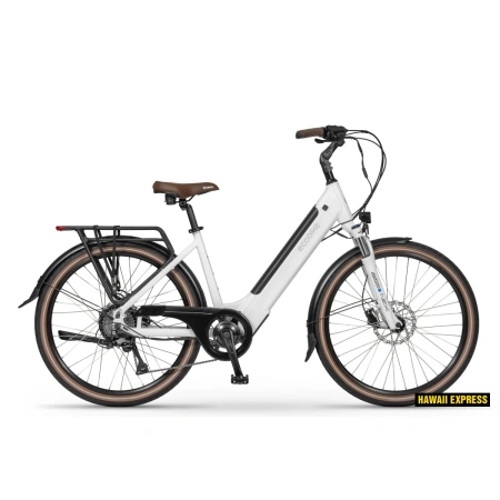 Elektriratas ECOBIKE X-CITY 26" FLAT WHITE 17" +aku 36V 504 Wh