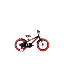 Lasteratas Drag 16" Alpha must/ punane