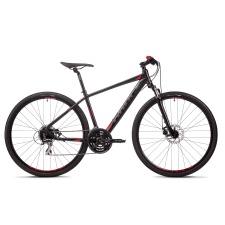 Hübriidratas Drag 28" Canyon Pro must/ punane 19"