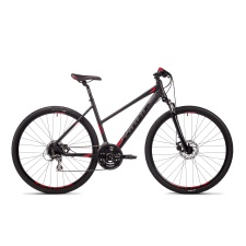 Hübriidratas Drag 28" Canyon Pro Lady must/ punane 17"