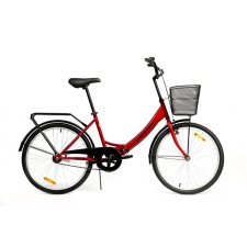 Linnaratas 24" Maxjippo 1 käik punane