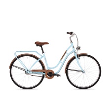 Linnaratas Drag 28" Oldtimer 3 käiku valge/ pruun 19"